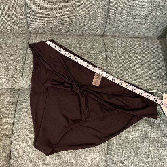 Good American Black 10 Ways To Wear Black Bikini Bottom Size 6/3XL - Picture 5 of 6